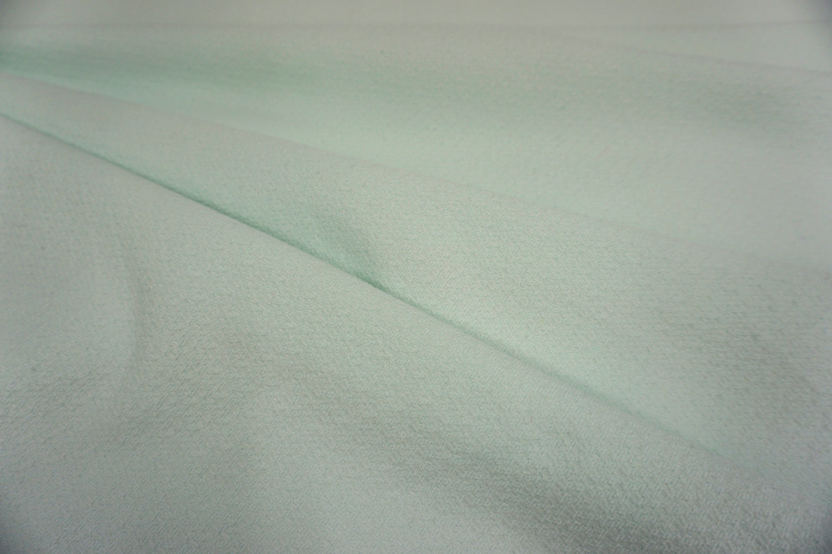 Textured Stretch Cotton Lightest Seafoam Green Fabric Muse 4460