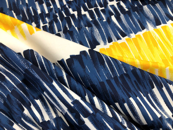 Brushstrokes by the Beachside, Print on Poplin