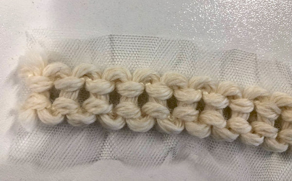 100% Wool Braid in Cream