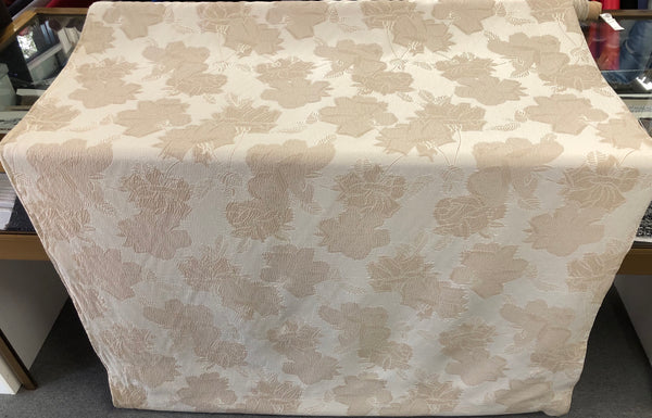 Beige Rose Cloquè Jacquard