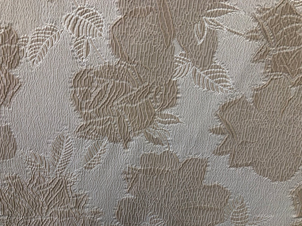 Beige Rose Cloquè Jacquard