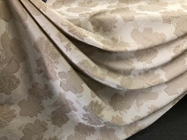 Beige Rose Cloquè Jacquard