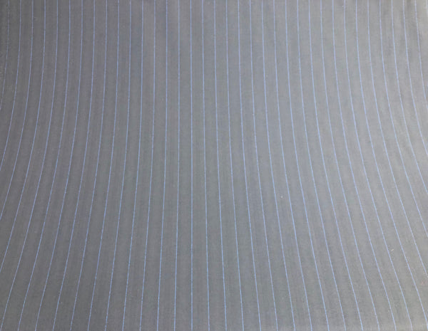 Italian Navy Pin Stripe Herringbone Wool Suiting