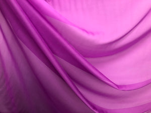 Textured Silk Chiffon, Purple