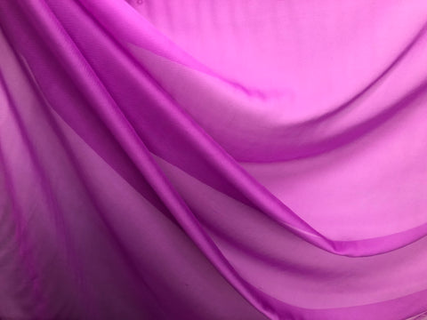 Textured Silk Chiffon, Purple