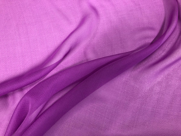 Textured Silk Chiffon, Purple