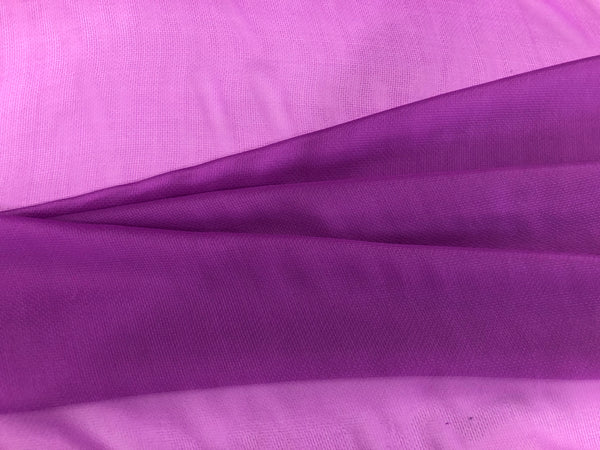 Textured Silk Chiffon, Purple