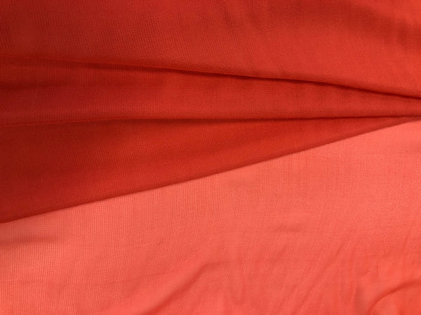 Textured Silk Chiffon, Orange