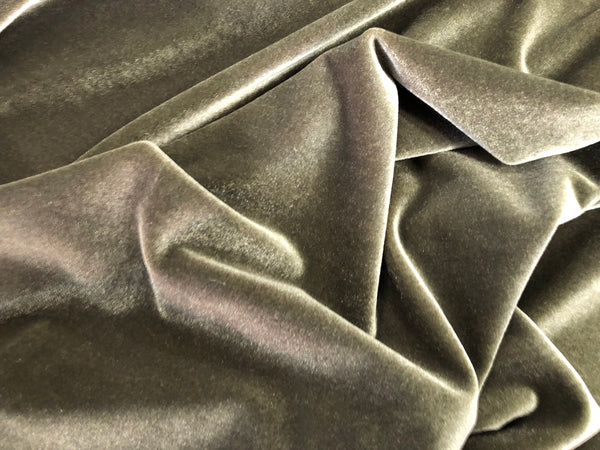 Stretch Velour, Olive