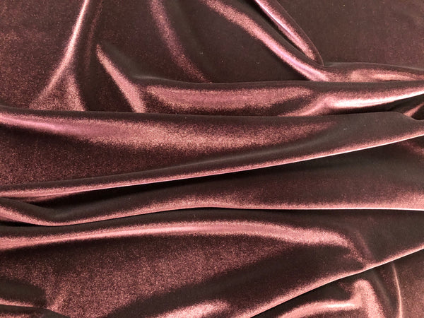 Stretch Velour, Burgundy