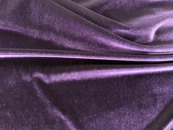 Stretch Velour, Purple