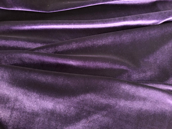 Stretch Velour, Purple