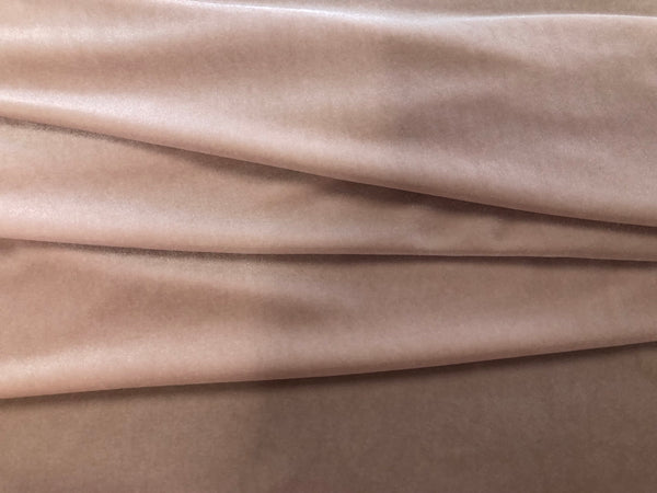 LAST PIECE: 2.4 MT  Stretch Velour, Peach