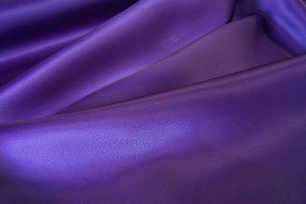 Heavy Satin Organza, Cadbury Purple