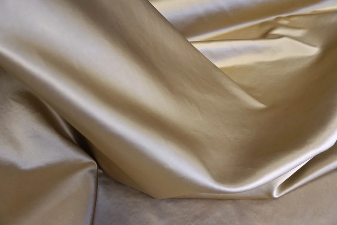 Heavy Duchesse Silk Satin, Gold