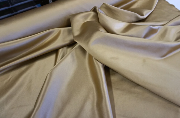 Heavy Duchesse Silk Satin, Gold